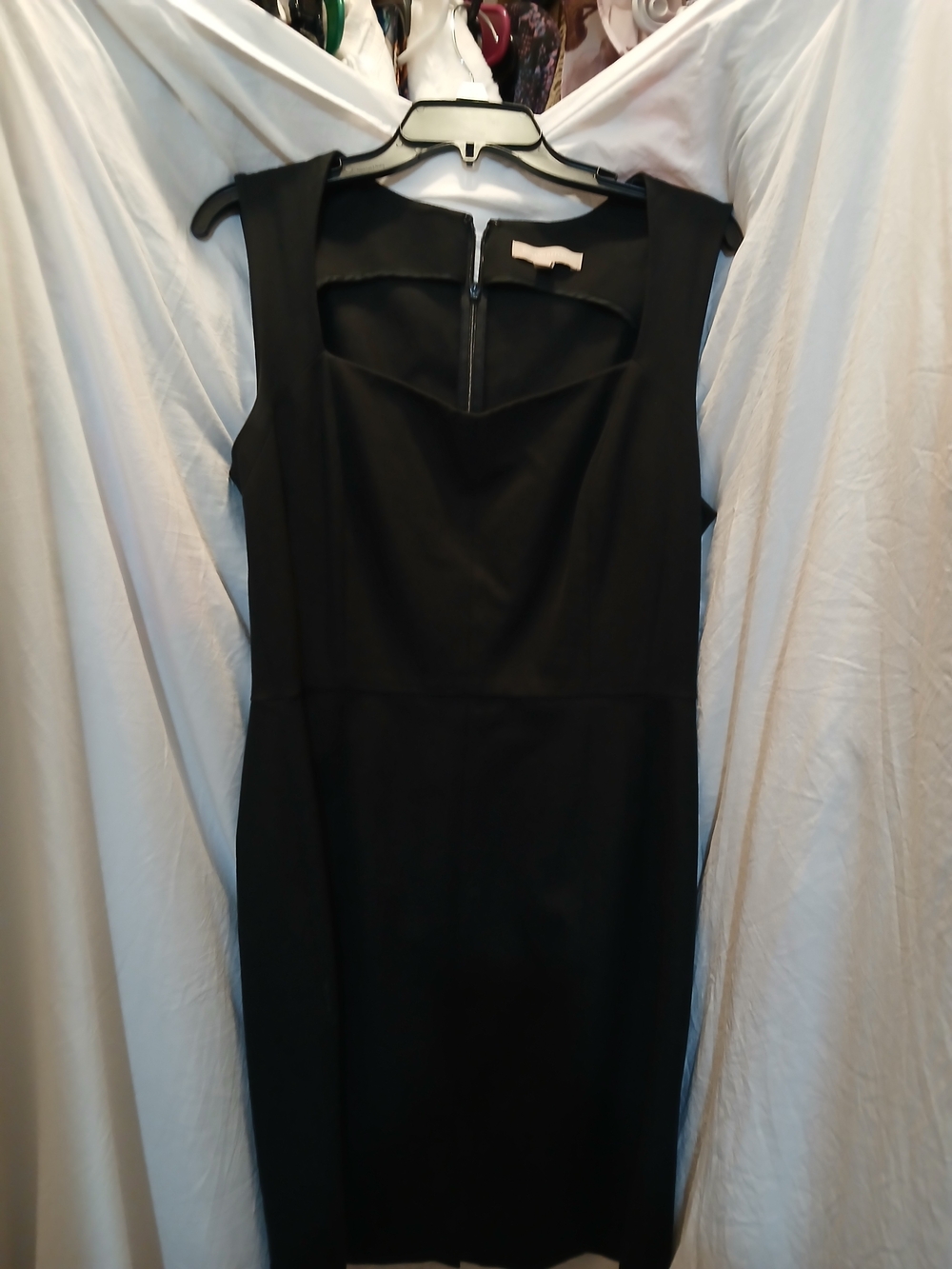 Banana Republic Black Midi Sheath Dress